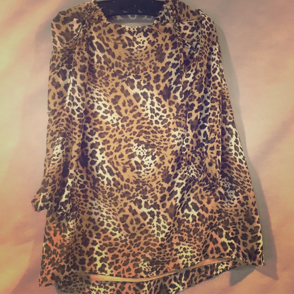 Off the shoulder leopard dress